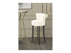 Banco Alto VKH440, Bege, 46x48x96 cm, Kendra Home