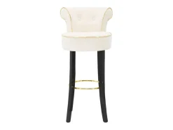 Banco Alto VKH440, Bege, 46x48x96 cm, Kendra Home