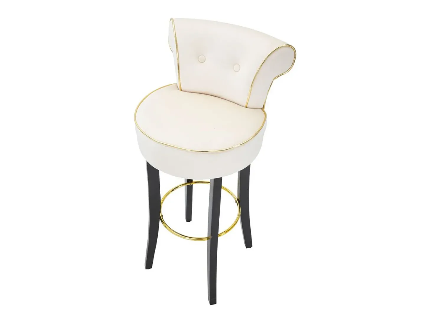 Banco Alto VKH440, Bege, 46x48x96 cm, Kendra Home