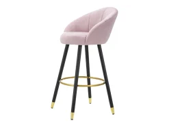 Banco Alto VKH431, Cor-de-rosa, 55x56x104 cm, Kendra Home