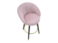 Banco Alto VKH431, Cor-de-rosa, 55x56x104 cm, Kendra Home
