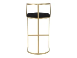 Banco Alto VKH450, Ouro, 45x45x90 cm, Kendra Home