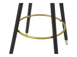 Banco Alto VKH430, Preto, 55x56x104 cm, Kendra Home