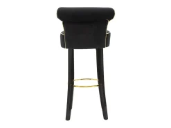 Banco Alto VKH442, Preto, 46x48x96 cm, Kendra Home