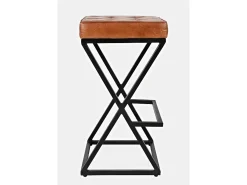 Banco alto 38x74x38 cm castanho Avola AV1730-192S