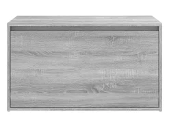 Banco corredor 80x40x45 cm derivados de madeira cinzento sonoma