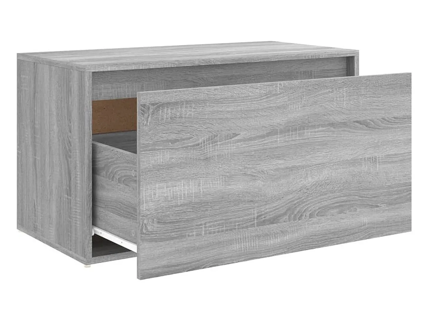 Banco corredor 80x40x45 cm derivados de madeira cinzento sonoma