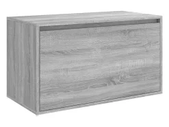 Banco corredor 80x40x45 cm derivados de madeira cinzento sonoma PT297699