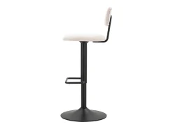 BANCO DE BAR BRANCO CLARO CM 41X47.5X85-106.5 (ASSENTO CM 61-83)