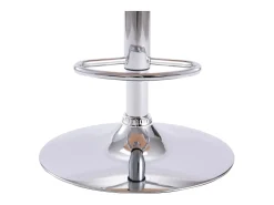 Banco de bar couro artificial creme