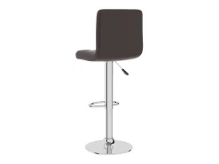 Banco de bar couro artificial castanho
