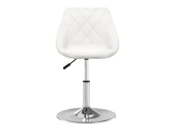 Banco de bar couro artificial branco