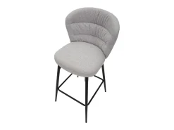 BANCO DE BAR LOSANNA CINZA CONJUNTO 2 PCS CM 52X59X108