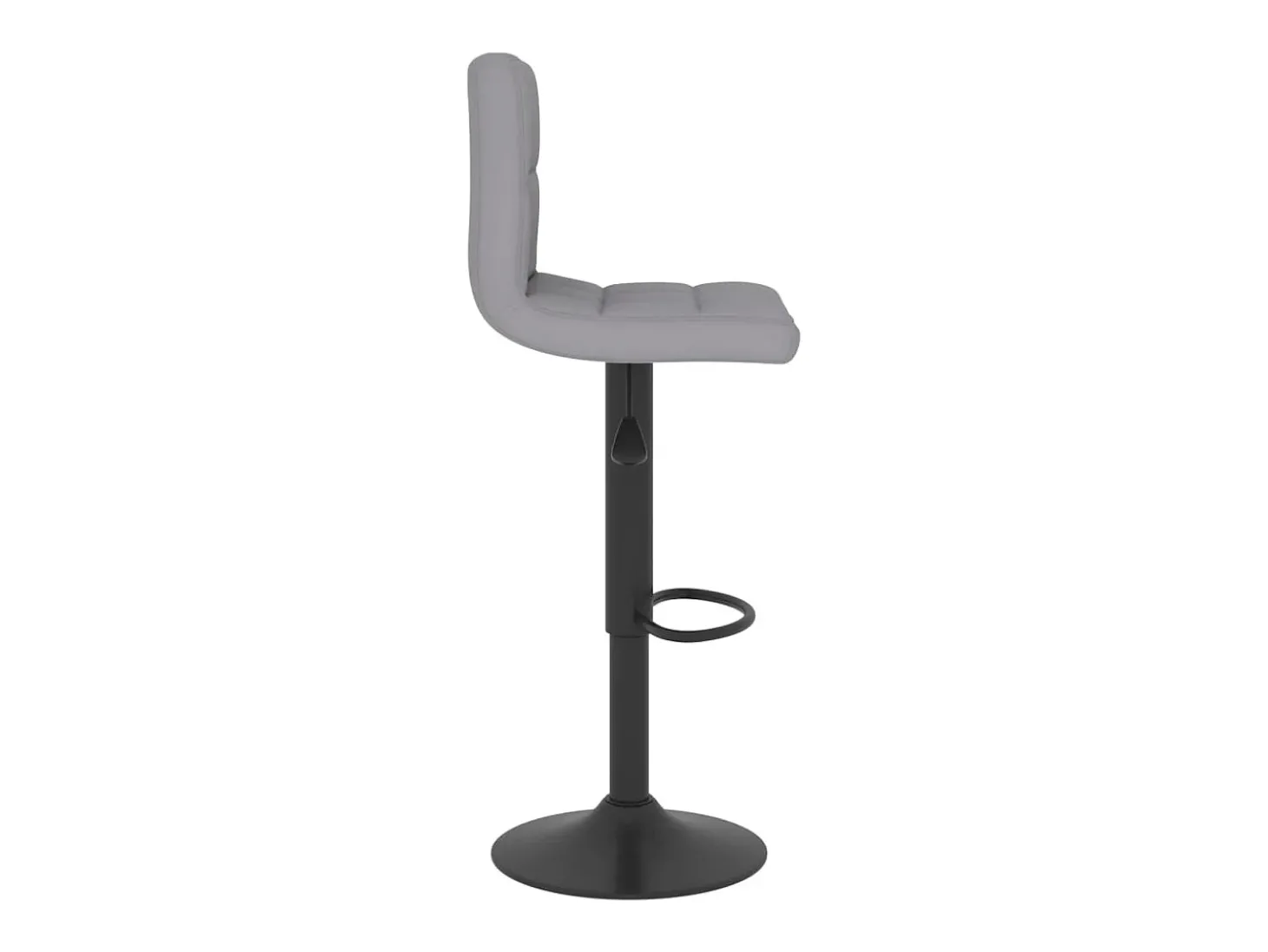 Banco de bar tecido cinzento-claro PT656004