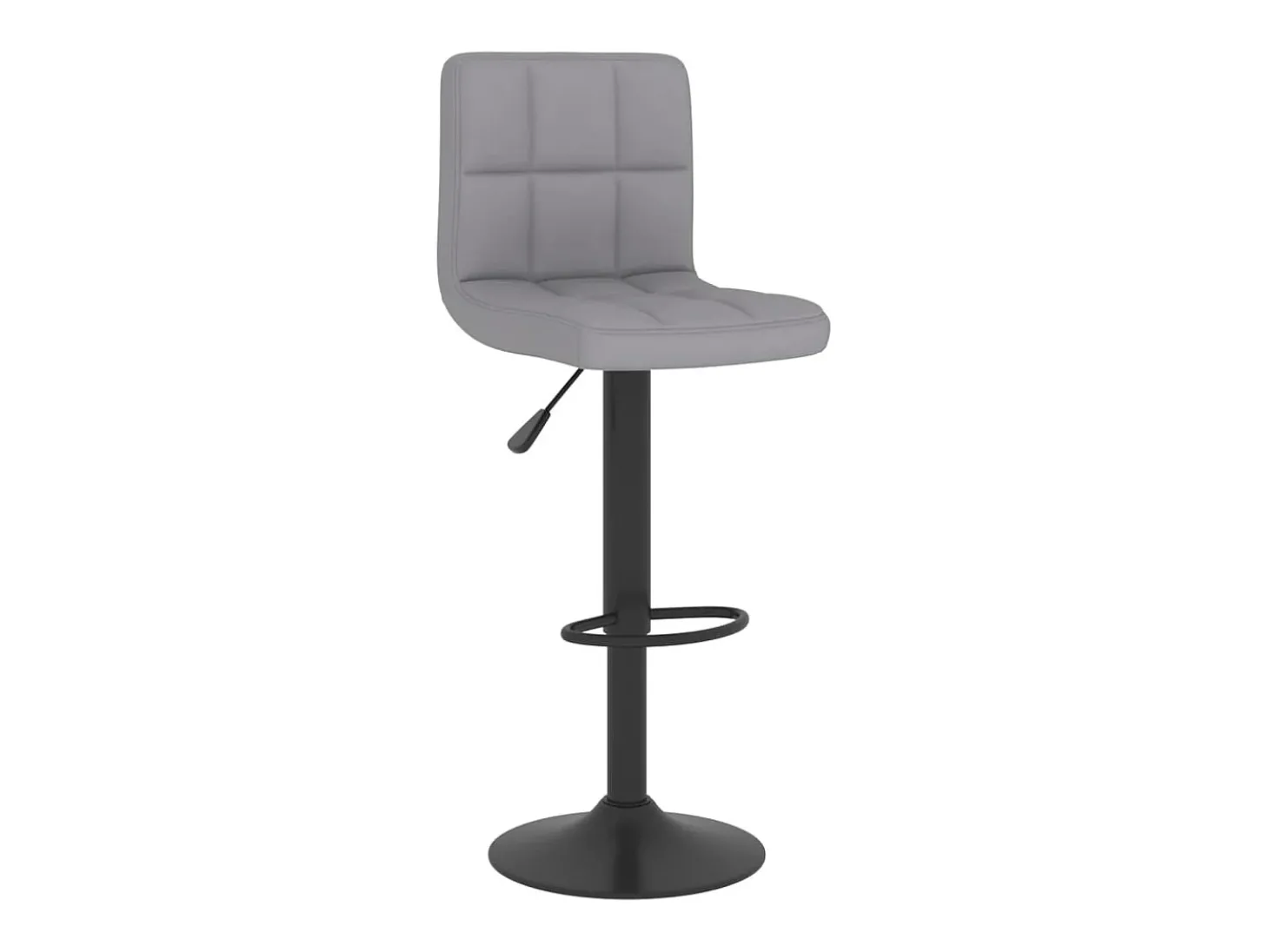 Banco de bar tecido cinzento-claro PT656004