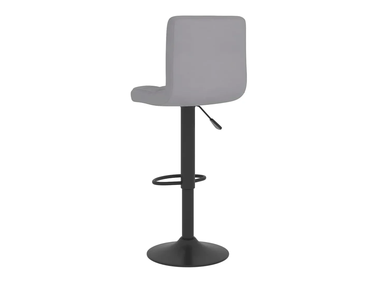 Banco de bar tecido cinzento-claro PT656004
