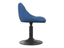 Banco de bar veludo azul