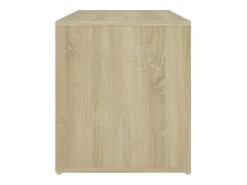 Banco de corredor 80x40x45 cm derivados madeira carvalho sonoma