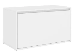 Banco de corredor 80x40x45 cm derivados de madeira branco