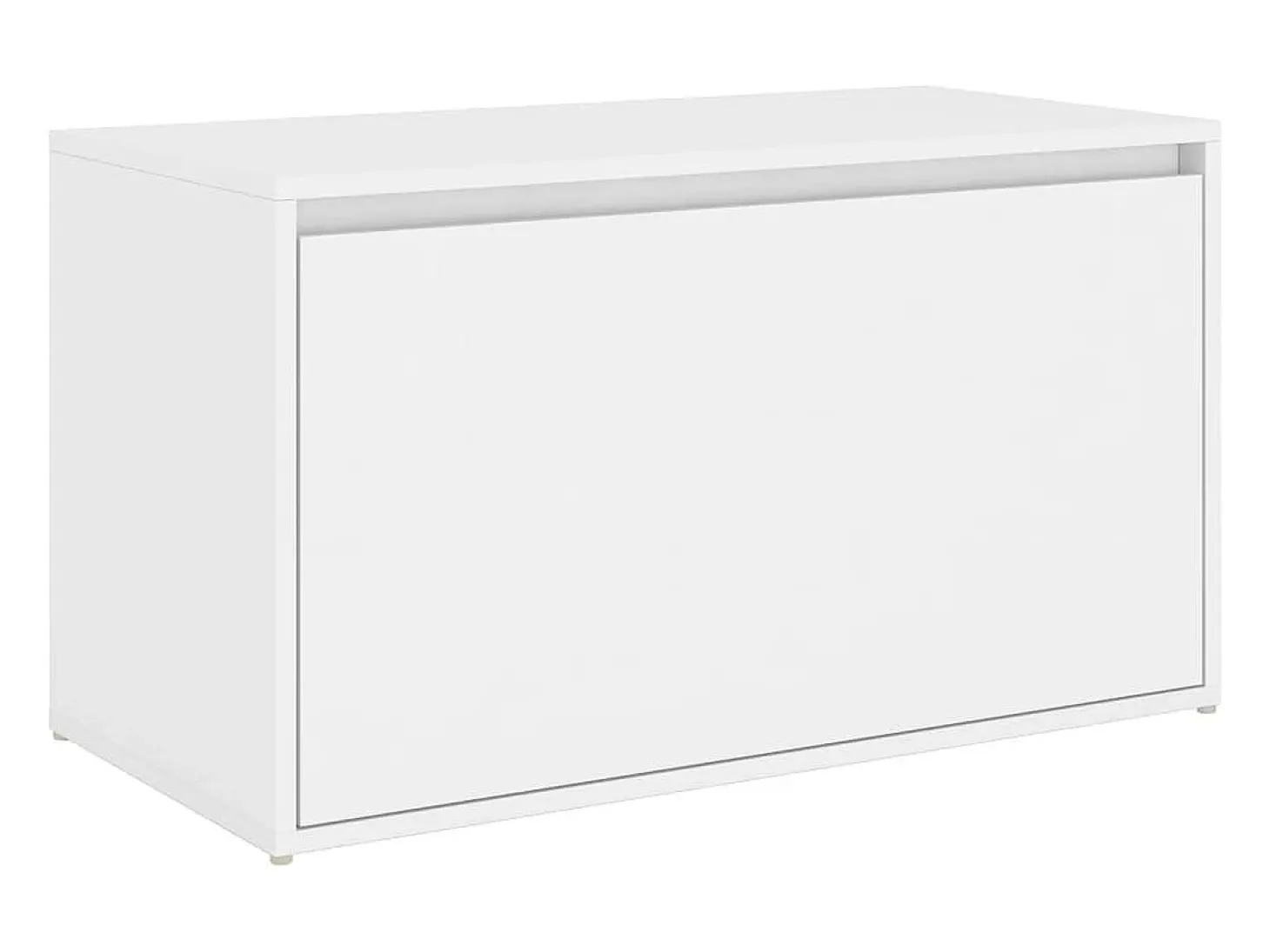 Banco de corredor 80x40x45 cm derivados de madeira branco PT147228