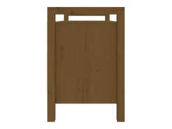 Banco de corredor 110x40x60 cm pinho maciço castanho mel PT723669
