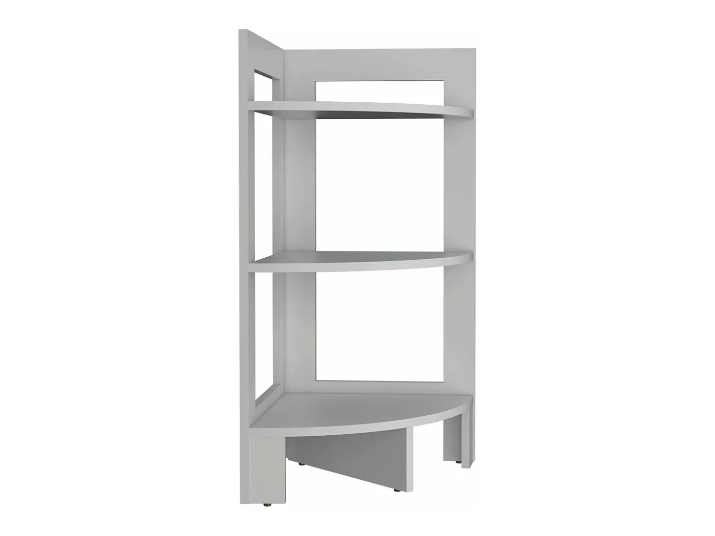Banco de melamina Riga com 3 prateleiras , branco , 80.6 cm X 38.8 cm X 38.8 cm