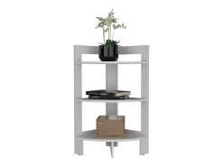 Banco de melamina Riga com 3 prateleiras , branco , 80.6 cm X 38.8 cm X 38.8 cm