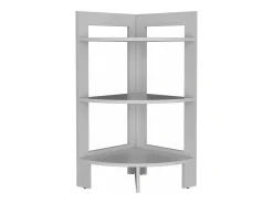 Banco de melamina Riga com 3 prateleiras , branco , 80.6 cm X 38.8 cm X 38.8 cm