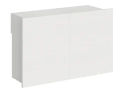 Banco inferior extensível 26x72/300 cm Evolve Cinza Branca extensões internas