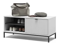 Banco para sapatos branco 100x40x45 eliza