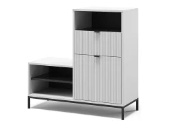 Banco para sapatos branco 100x40x98.5 eliza