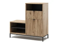 Banco para sapatos carvalho viking 100x40x98.5 eliza