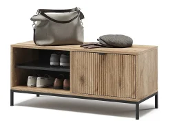 Banco para sapatos carvalho viking 100x40x45 eliza