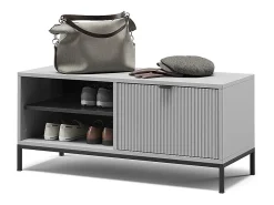 Banco para sapatos cinza 100x40x45 eliza