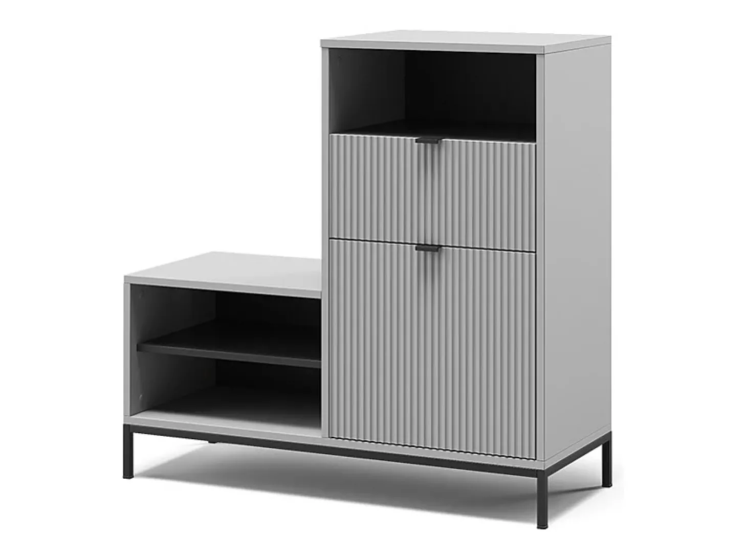 Banco para sapatos cinza 100x40x98.5 eliza