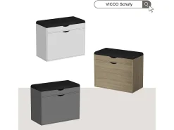 Banco para sapatos sonoma 60x30x51 schufy