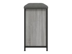 Banco sapateira c/ gaveta articulada 82x32x56cm cinzento sonoma