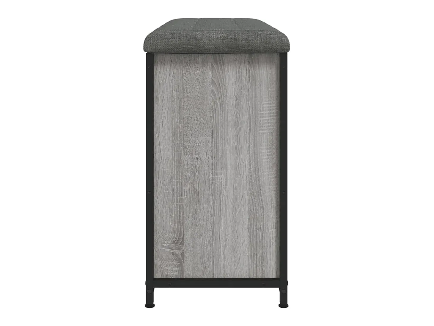Banco sapateira c/ gaveta articulada 82x32x56cm cinzento sonoma