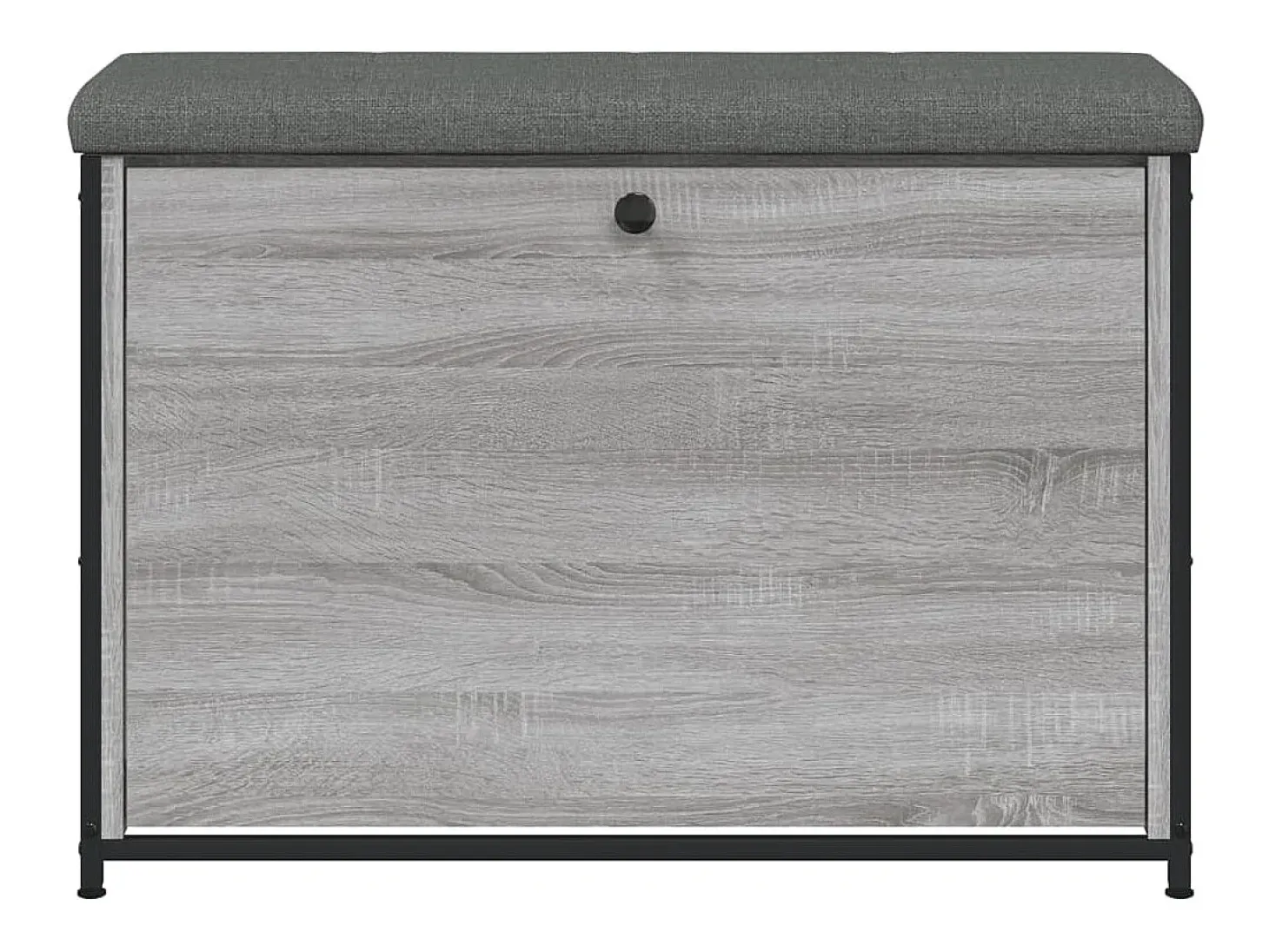 Banco sapateira c/ gaveta articulada 82x32x56cm cinzento sonoma
