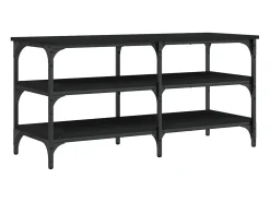 Banco sapateira 100x38,5x49 cm derivados de madeira preto