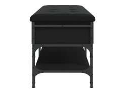 Banco sapateira 102x42x45 cm derivados de madeira preto