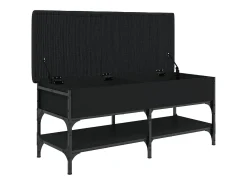 Banco sapateira 102x42x45 cm derivados de madeira preto