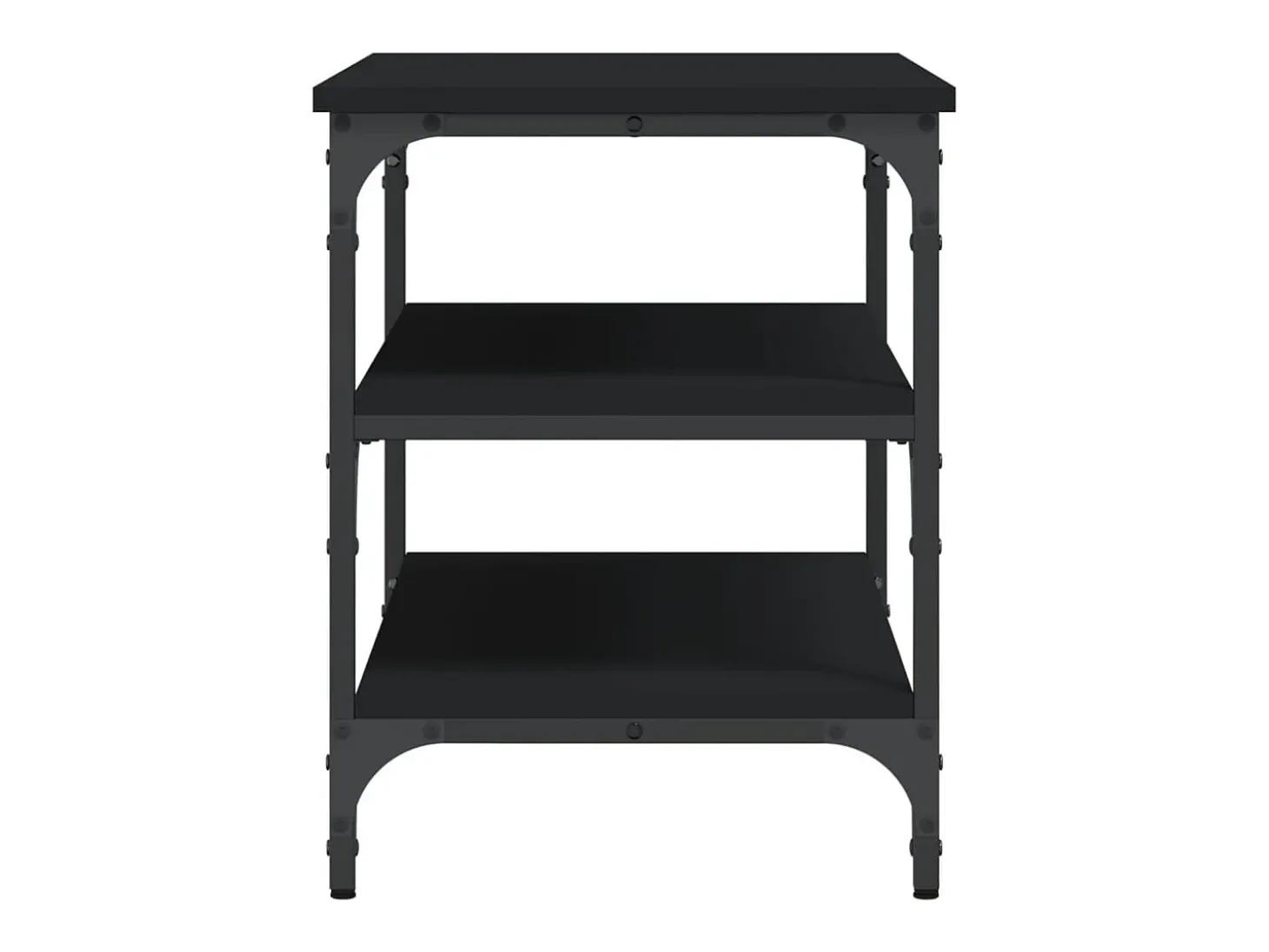 Banco sapateira 70x38,5x49 cm derivados de madeira preto