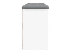 Banco sapateira 102x32x50 cm derivados de madeira branco