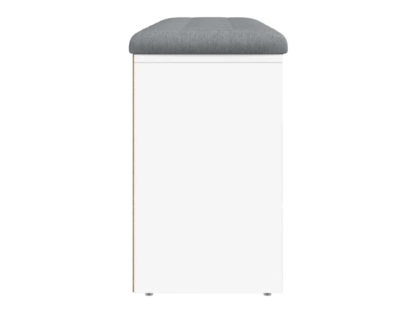 Banco sapateira 102x32x50 cm derivados de madeira branco