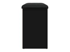 Banco sapateira 82x32x50 cm derivados de madeira preto