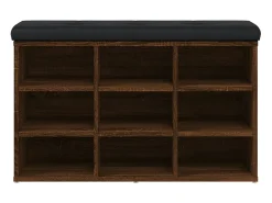 Banco sapateira 82x32x50 cm derivados madeira carvalho castanho PT956937