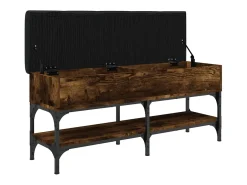 Banco sapateira 102x32x45 cm derivados madeira carvalho fumado