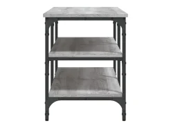 Banco sapateira 100x38,5x49cm derivados madeira cinzento sonoma