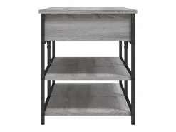 Banco sapateira 100x42,5x50cm derivados madeira cinzento sonoma